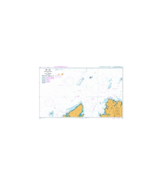 British Admiralty Nautical Chart Flannan Isles To Sule Skerry Morbai