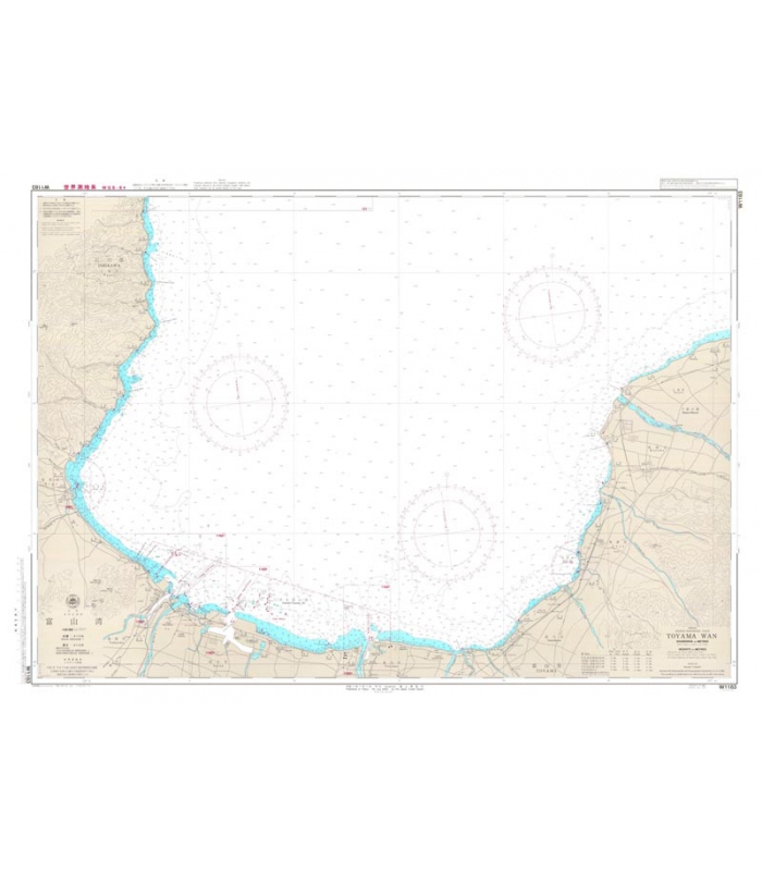 Japanese Chart W1183 Toyama Wan – MORBAI