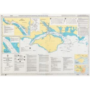 British Admiralty Nautical Chart 8130 Port Approach Guide Yantai (Zhifuwan Gangqu)