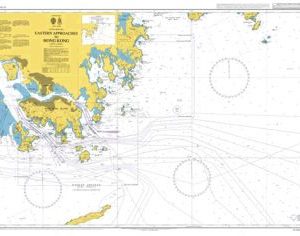 British Admiralty Nautical Chart 937 Eastern Approaches to Hong Kong