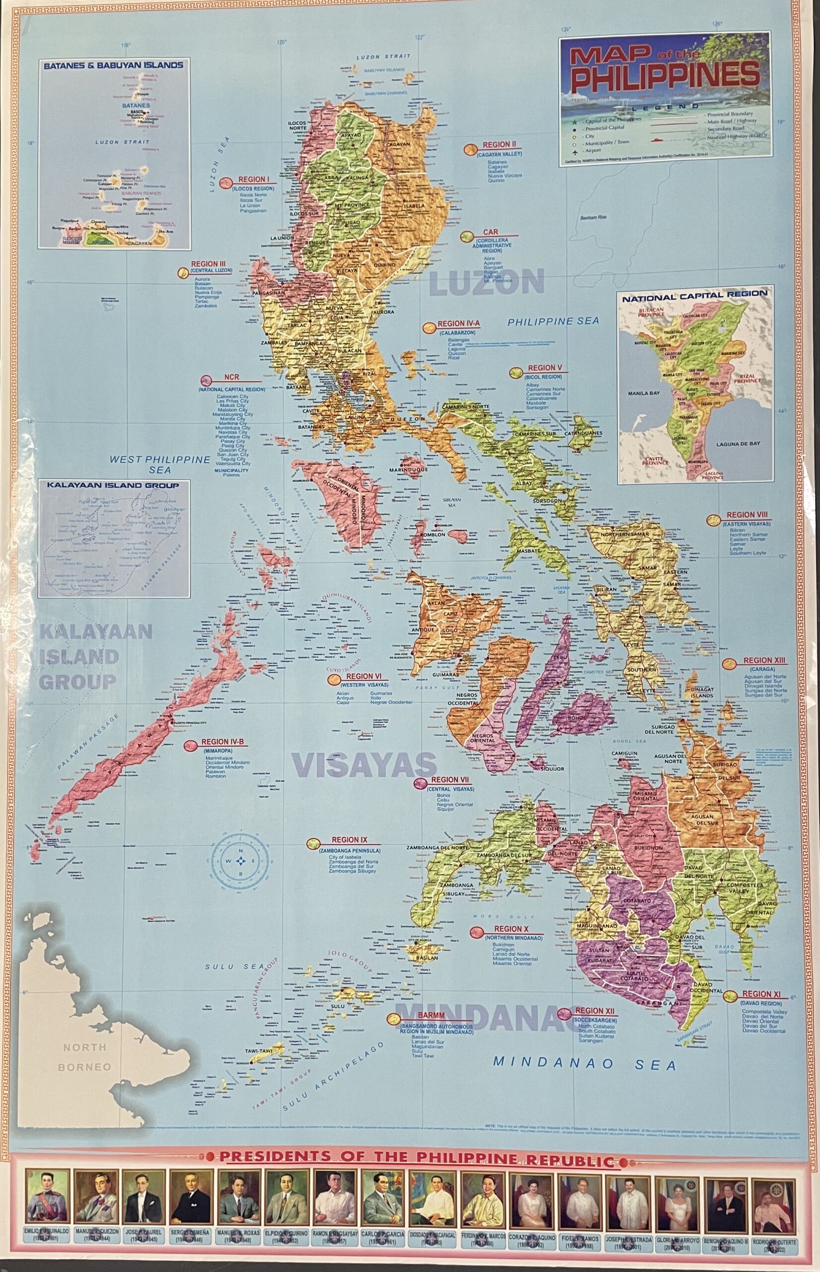 Philippine Map (Political) – MORBAI