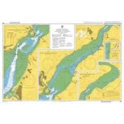 British Admiralty Nautical Chart 1166 River Severn Avonmouth to Sharpness and Hock Cliff