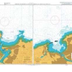British Admiralty Nautical Chart 1170 Baie de Fontarabie or Rada de Higeuer and Saint-Jean-de-Luz
