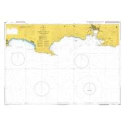 British Admiralty Nautical Chart 1189 Approaches to Cartagena
