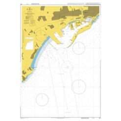 British Admiralty Nautical Chart 1193 Tarragona
