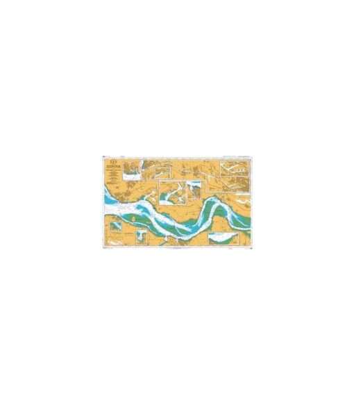 British Admiralty Nautical Chart 120: Netherlands and Belgium, Westerschelde Vlissingen to Baalhoek and Gent - Terneuzen Canal
