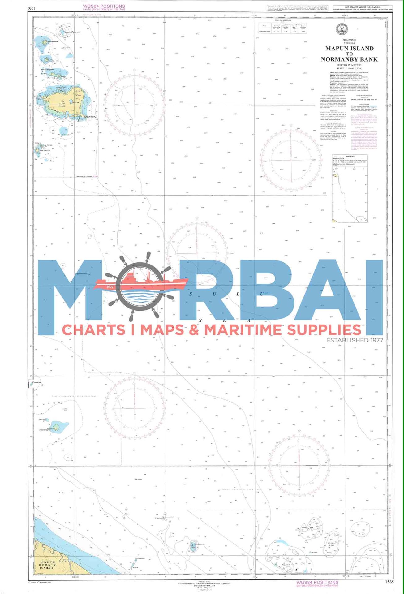 1565 Mapun Island to Normanby Bank