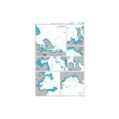 British Admiralty Nautical Chart 1622 Plans in the Philippine Islands