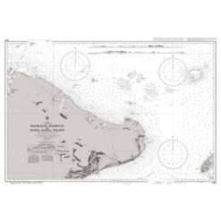 British Admiralty Nautical Chart 1868 Sandakan Harbour to Sanga Sanga Island