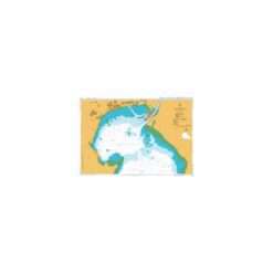 British Admiralty Nautical Chart 3214 Red Sea, Gulf of Suez, Port of Suez (Bur as Suways)