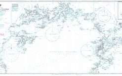 British Admiralty Nautical Chart 3252 Victoria Nyanza (Northern Portion)