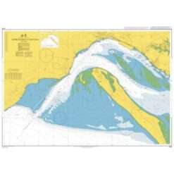 British Admiralty Nautical Chart 3259 Approaches to Setubal