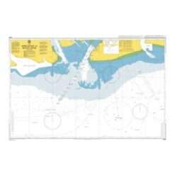 British Admiralty Nautical Chart 3286 Approaches to Bonny River