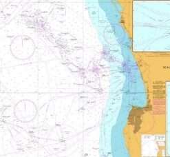 British Admiralty Nautical Chart 3291 Cabinda and Malongo Terminals