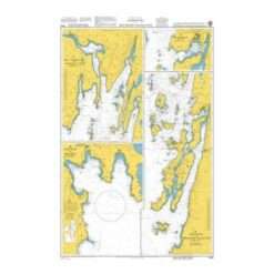 British Admiralty Nautical Chart 3294 Harbours in Southern Mainland