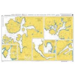 British Admiralty Nautical Chart 3295 Harbours in the Shetland Islands