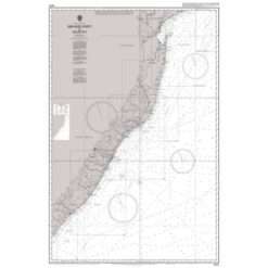 British Admiralty Nautical Chart 3300 Mbashe Point to Maputo