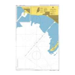 British Admiralty Nautical Chart 3302 Approaches to Berdyans’k