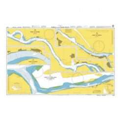 British Admiralty Nautical Chart 3307 Ports in the Niger Delta