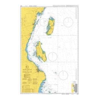 British Admiralty Nautical Chart 3310 Mafia Island to Pemba Island