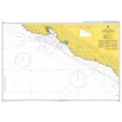 British Admiralty Nautical Chart 3311 Approaches to Novorossiysk