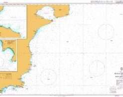 British Admiralty Nautical Chart 3331 Punta Delgada to San Gregorio
