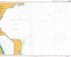 British Admiralty Nautical Chart 3332 San Gregorio to Puerto Deseado