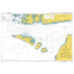 British Admiralty Nautical Chart 3339 Approaches to Galway Bay including the Aran Islands