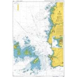 British Admiralty Nautical Chart 3345 Chenal du Four