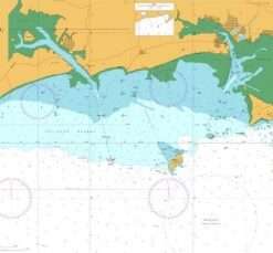 British Admiralty Nautical Chart 3358 Approaches to Shuidong Gangqu and Bohe Gangqu