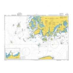 British Admiralty Nautical Chart 3365 Komundo to Taehuksan Kundo and Cheju-Do