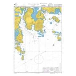 British Admiralty Nautical Chart 3391 Approaches to Gwangyang Hang