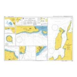 British Admiralty Nautical Chart 3409 Plans in Iran, Oman and the United Arab Emirates