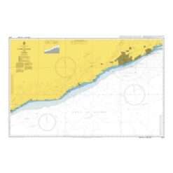 British Admiralty Nautical Chart 3432 Saltpond to Tema