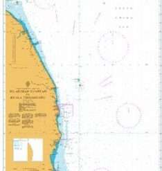 British Admiralty Nautical Chart 3446 Pelabuhan Kuantan to Kuala Terengganu