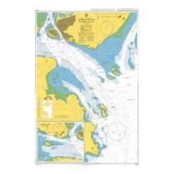 British Admiralty Nautical Chart 3449 Approaches to Xiamen Gang