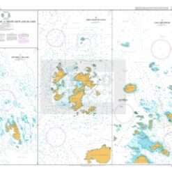 British Admiralty Nautical Chart 3463 Antarctica, Plans in Graham Land and South Shetland Islands