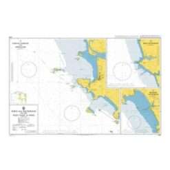 British Admiralty Nautical Chart 3464 Ports and Anchorages on the West Coast of India