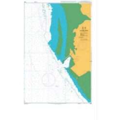 British Admiralty Nautical Chart 3465 Hazira Port
