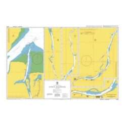 British Admiralty Nautical Chart 3476 Sungai Palembang