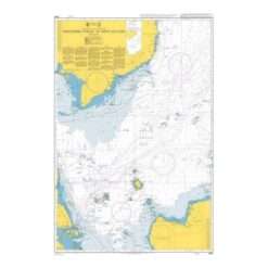 British Admiralty Nautical Chart 3482 Singapore Strait to Song Sai Gon