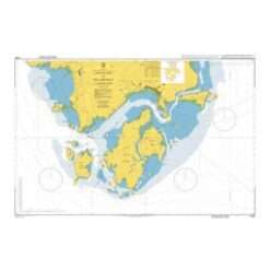 British Admiralty Nautical Chart 3485 Approaches to Pelabuhan Langkawi