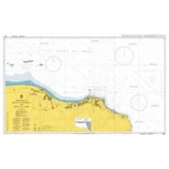 British Admiralty Nautical Chart 3522 Approaches to Muscat (Masqat) and Mina’ al Fahl