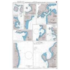 British Admiralty Nautical Chart 3545 Anchorages in Luzon and the Babuyan Islands