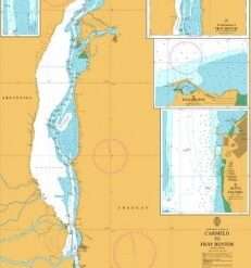 British Admiralty Nautical Chart 3548 Carmelo To Fray Bentos