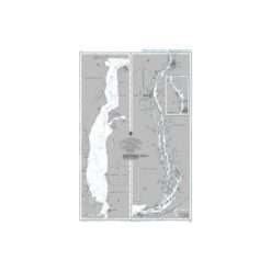 British Admiralty Nautical Chart 3549 Rio Uruguay – Nueva Palmira to Colon