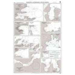 British Admiralty Nautical Chart 3585 Harbours and Anchorages in South Georgia