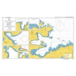 British Admiralty Nautical Chart 3587 Harbours and Anchorages in South Georgia
