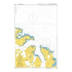 British Admiralty Nautical Chart 3588 South Georgia, Approaches to Stromness & Cumberland Bays