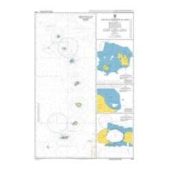 British Admiralty Nautical Chart 3593 South Sandwich Islands